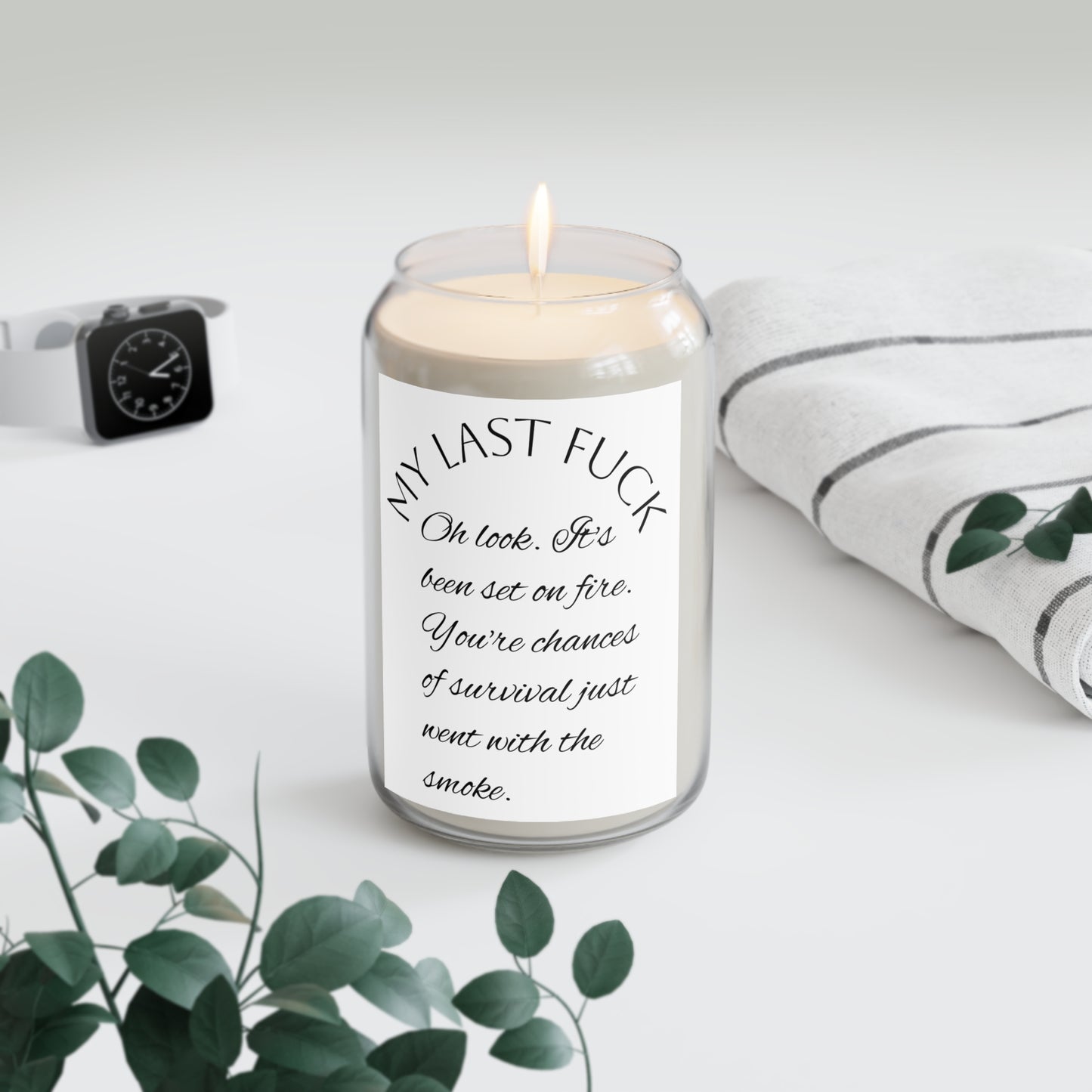 "My Last F*ck" Candle – Natural Soy Wax, 3 Scents