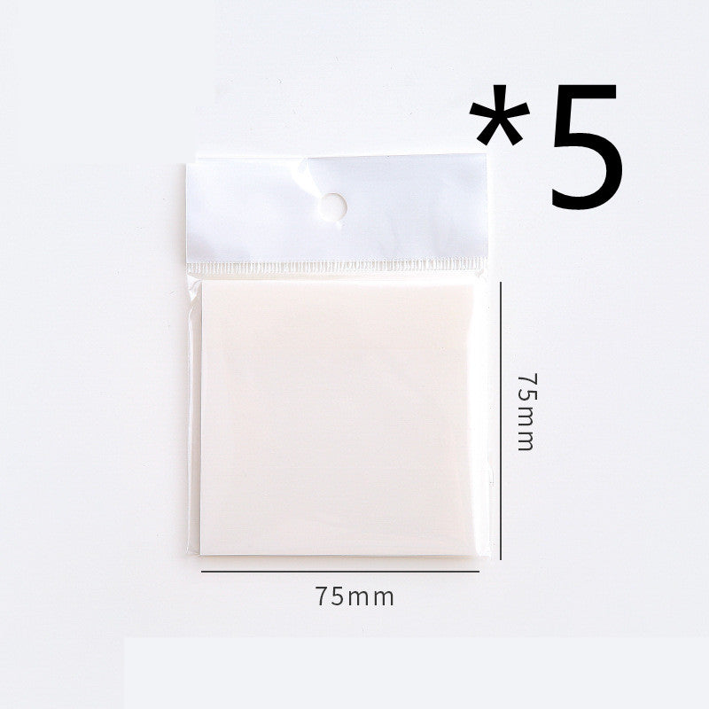PET Transparent Post-It Notes Waterproof Material Sticky Notes