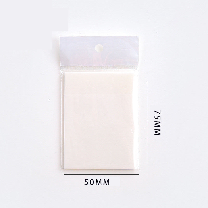 PET Transparent Post-It Notes Waterproof Material Sticky Notes
