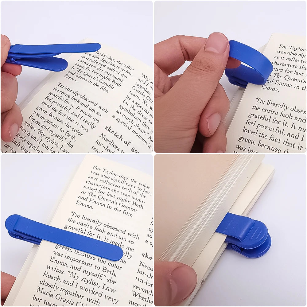 5/3/1PCS Soft Creative Silicone Bookmark Clip Automatically Follows Page Flipping Book Mark Book Spare Parts Stationery Supplies