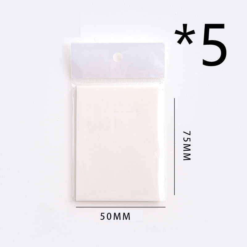 PET Transparent Post-It Notes Waterproof Material Sticky Notes