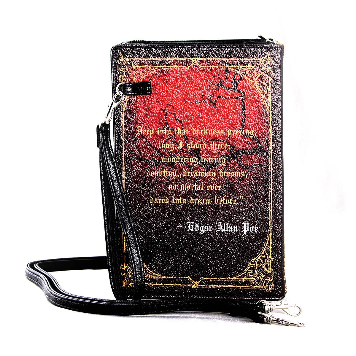 The Raven Vintage Book Handbag-3