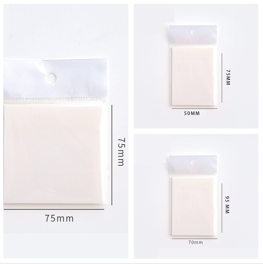 PET Transparent Post-It Notes Waterproof Material Sticky Notes