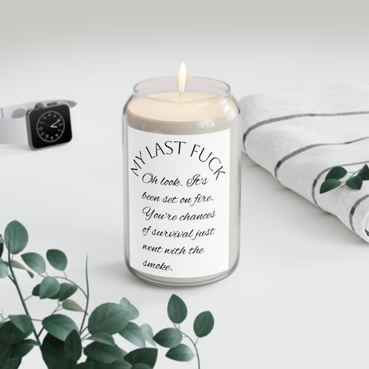 "My Last F*ck" Candle – Natural Soy Wax, 3 Scents
