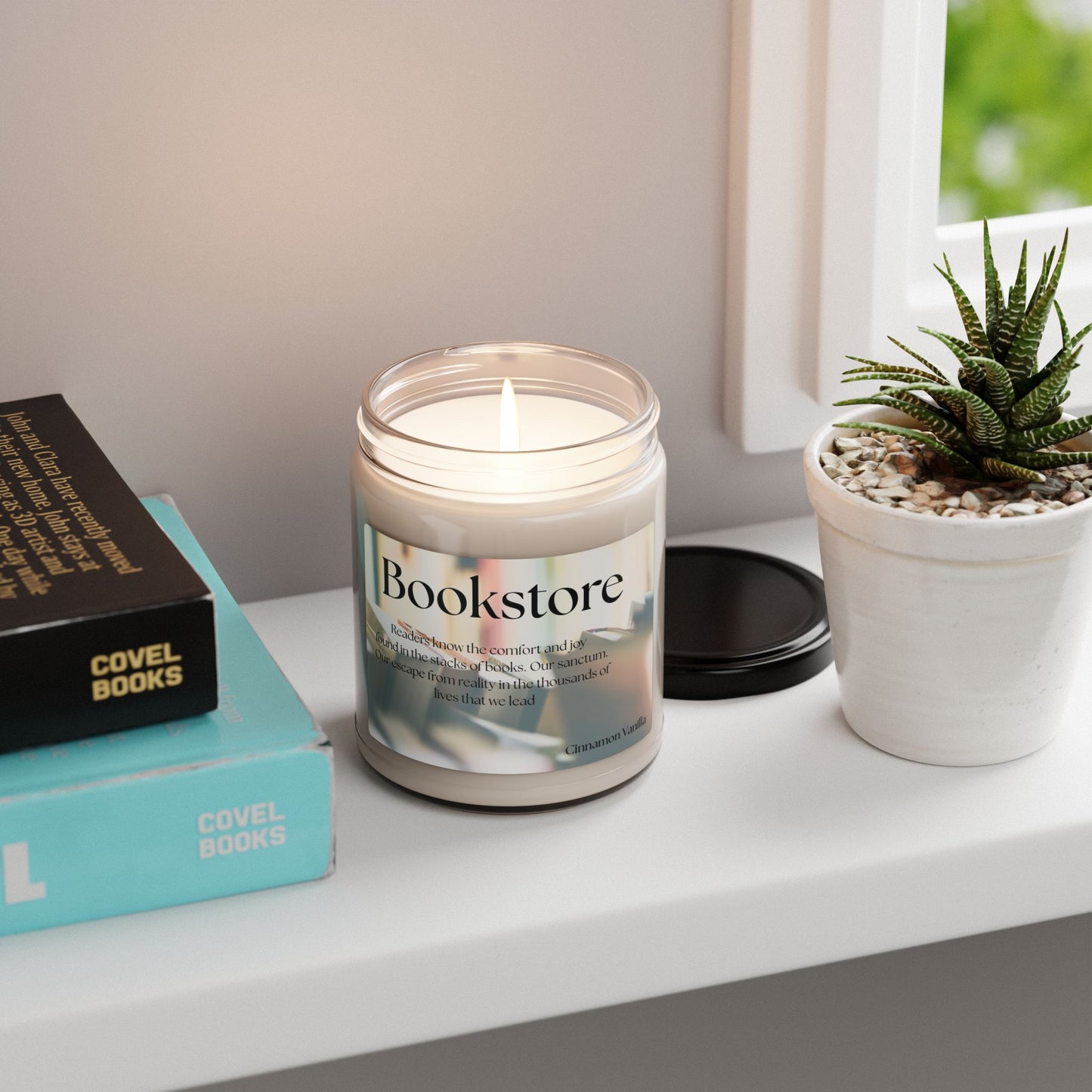 Bookstore Candle