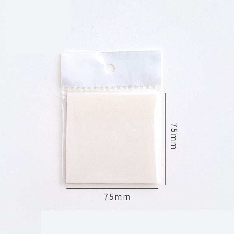 PET Transparent Post-It Notes Waterproof Material Sticky Notes